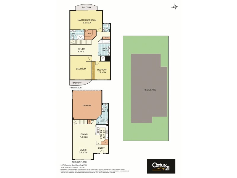 2/171 Gan Gan Road, Anna Bay NSW 2316 Floorplan