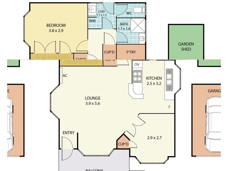 48/554 Gan Gan Road, One Mile NSW 2316 Floorplan