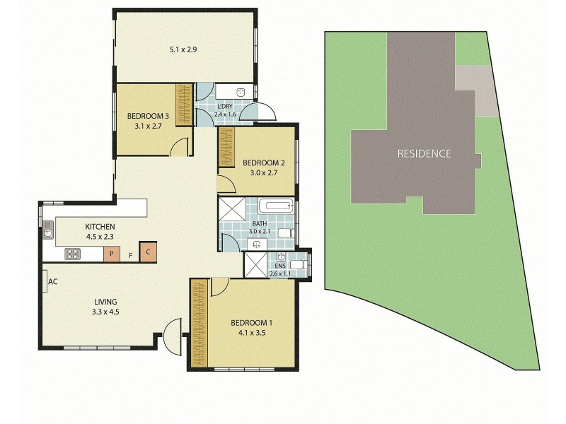 1/24 Dunmore Avenue, Anna Bay NSW 2316 Floorplan