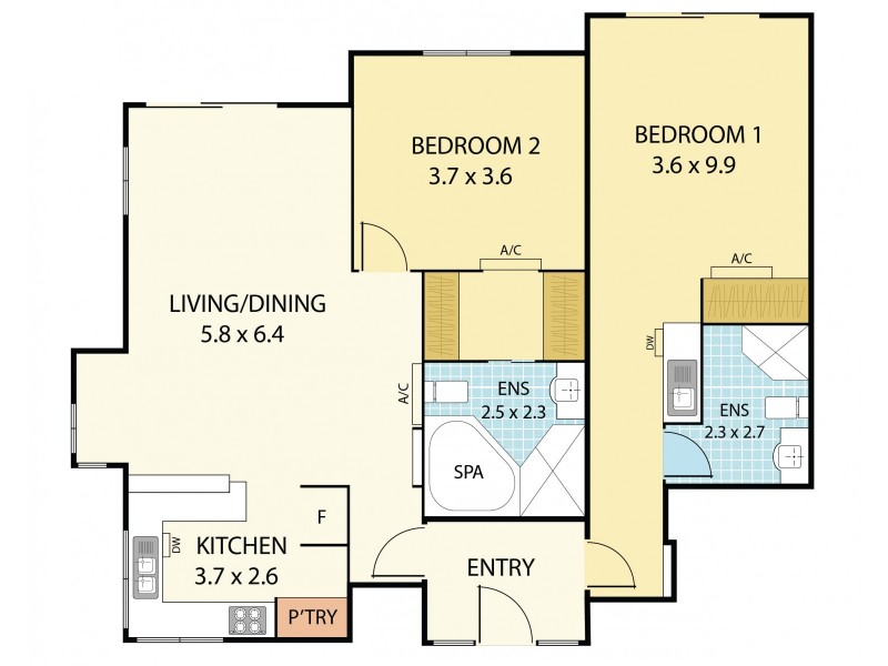 179/265 Sandy Point Road, Salamander Bay NSW 2317 Floorplan