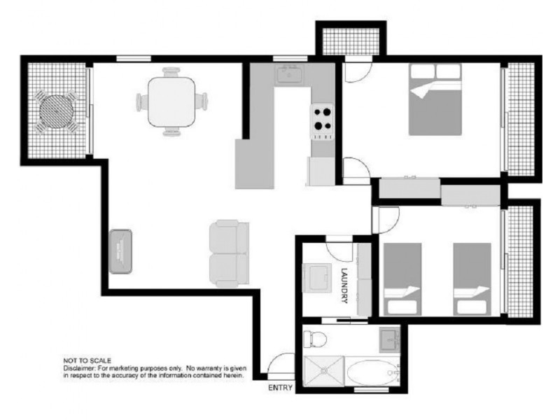 5/61  Ronald Avenue, Shoal Bay NSW 2315 Floorplan