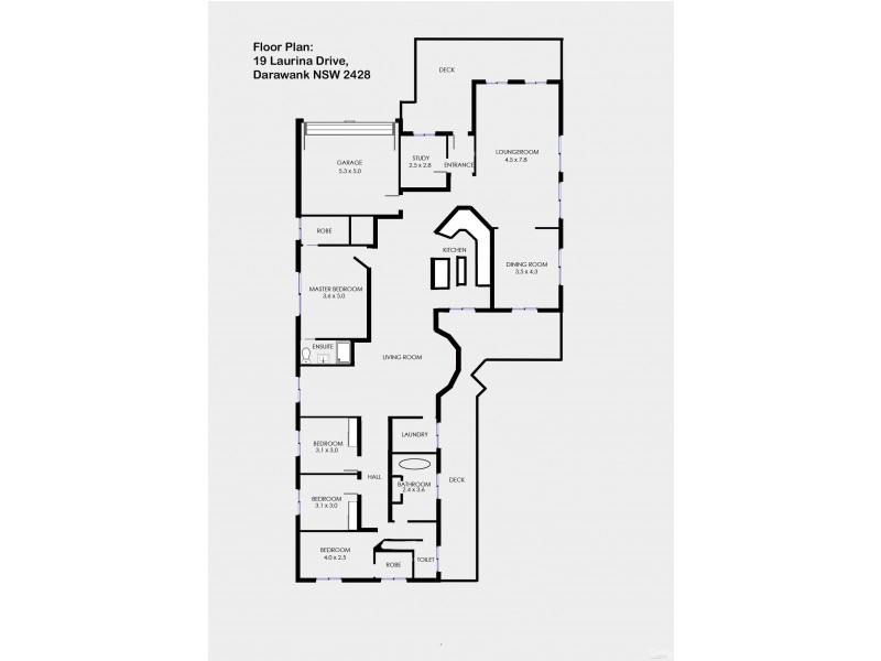 19 Laurina Drive, Darawank NSW 2428 Floorplan