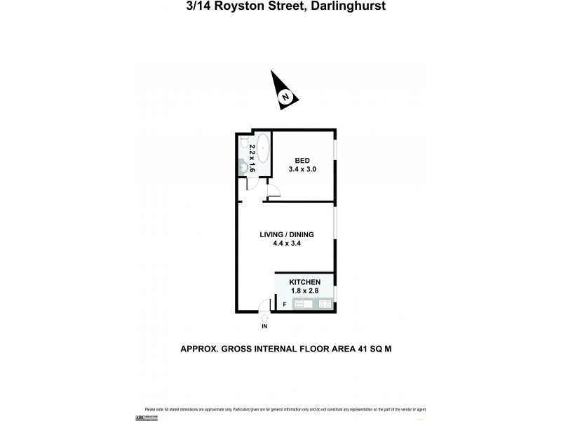 3/14 Royston Street, Darlinghurst NSW 2010 Floorplan