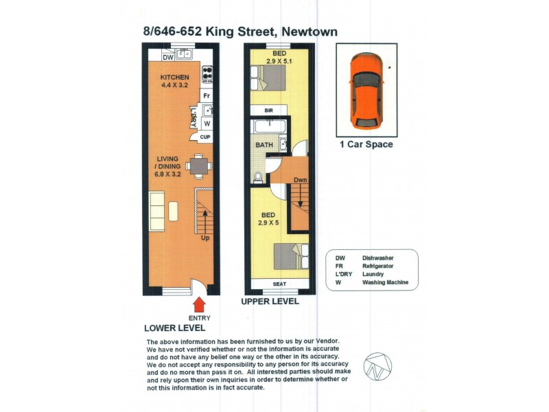 8/646 King Street, Newtown NSW 2042 Floorplan