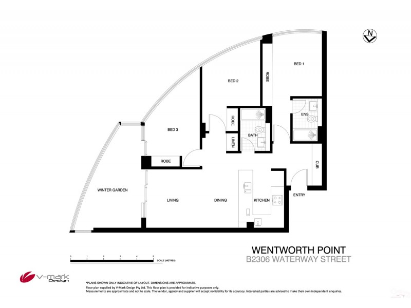 2306 Z.E.N WATERWAYS STREET, Wentworth Point NSW 2127 Floorplan