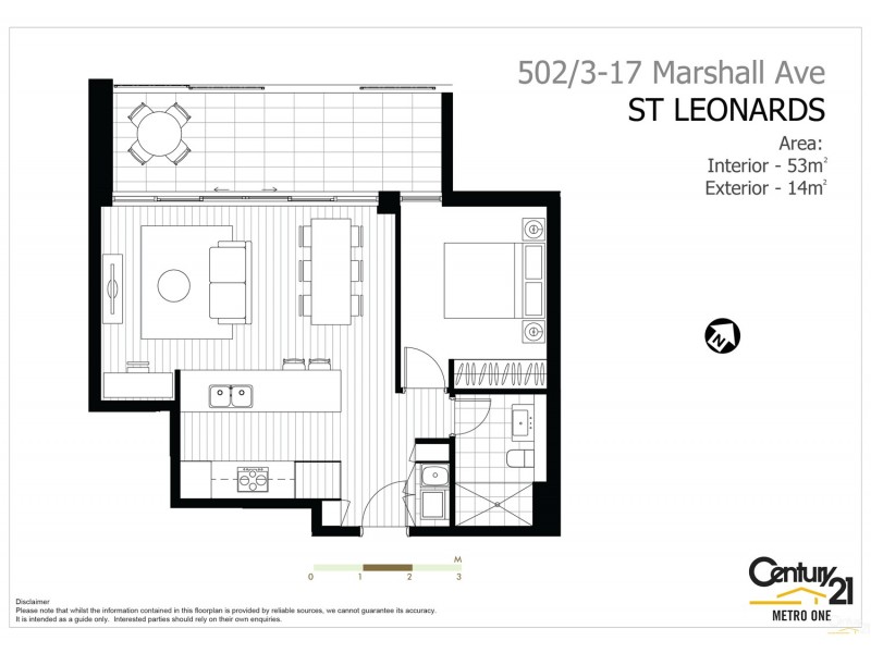 502/15 Marshall Avenue (Embassy II), St Leonards NSW 2065 Floorplan