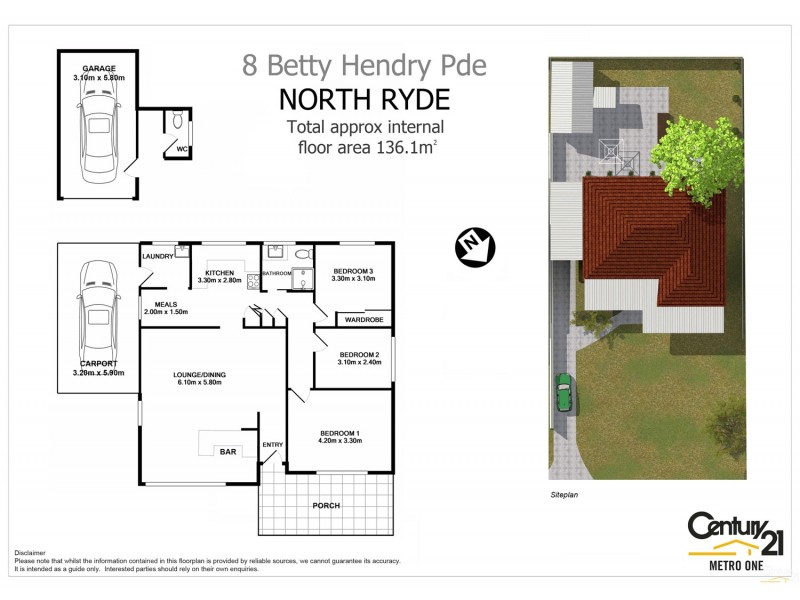 8 Betty Hendry Parade, North Ryde NSW 2113 Floorplan