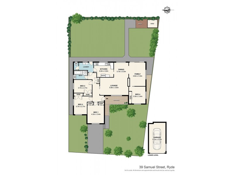 39 Samuel St, Ryde NSW 2112 Floorplan