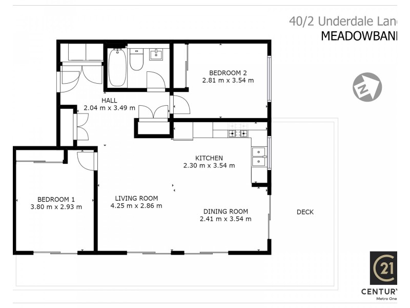 40/2 Underdale Lane, Meadowbank NSW 2114 Floorplan