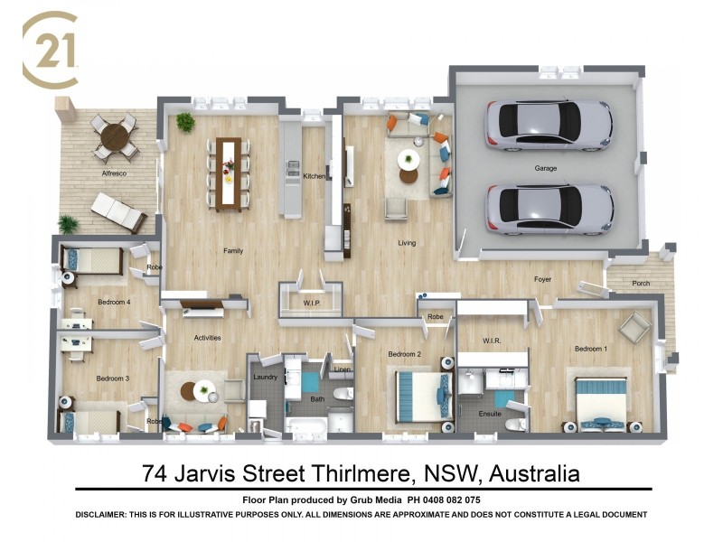 74 Jarvis Street, Thirlmere NSW 2572 Floorplan