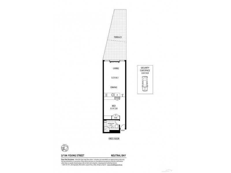 3/19A Young Street, Neutral Bay NSW 2089 Floorplan