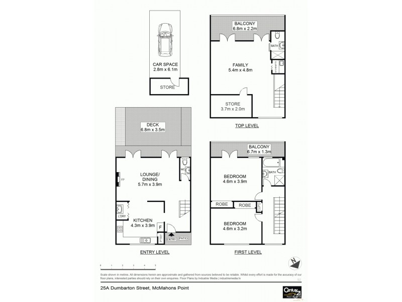 25A Dumbarton Street, Mcmahons Point NSW 2060 Floorplan
