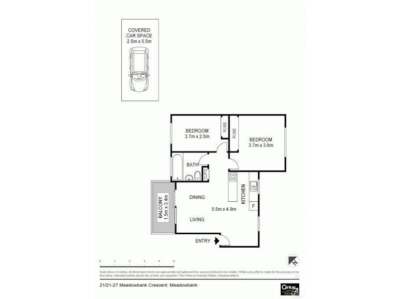 21/21 – 27 Meadow Crescent, Meadowbank NSW 2114 Floorplan