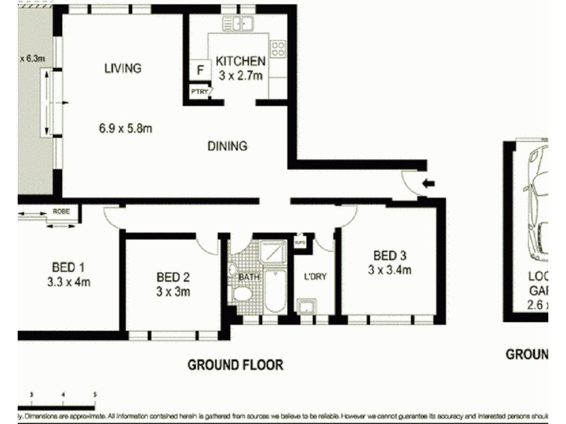 1/7 Wyagdon Street, Neutral Bay NSW 2089 Floorplan