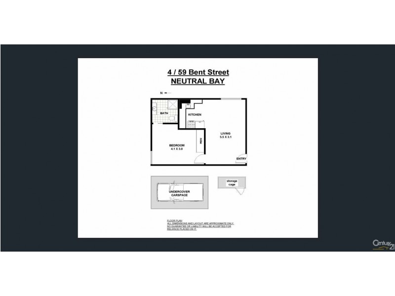1/59 Lower Bent Street, Neutral Bay NSW 2089 Floorplan