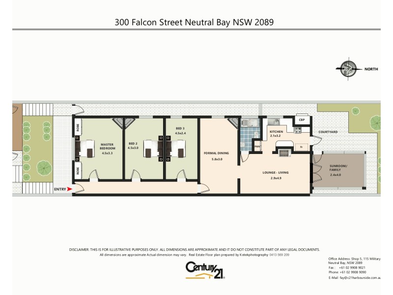 300 Falcon Street, Neutral Bay NSW 2089 Floorplan