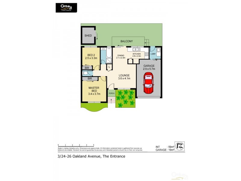 3/24 Oakland Avenue, The Entrance NSW 2261 Floorplan