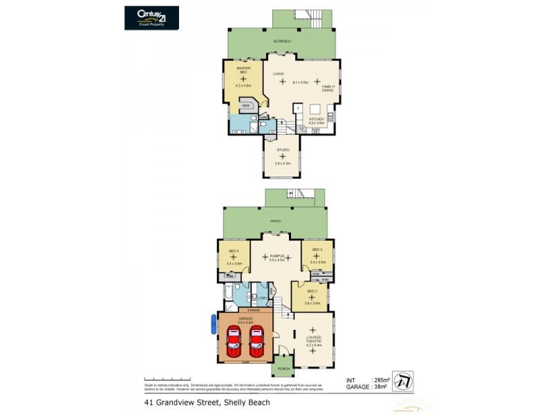 41 Grandview Street, Shelly Beach NSW 2261 Floorplan