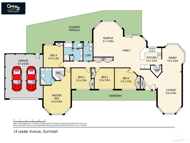 14 Leeder Road, Ourimbah NSW 2258 Floorplan