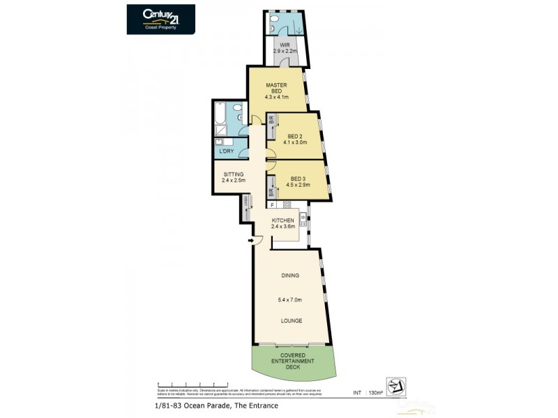 1/81 Ocean Parade, The Entrance NSW 2261 Floorplan