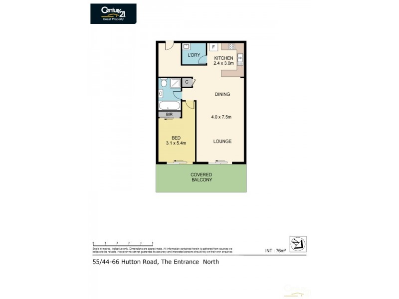 55/54-66 Hutton Road, The Entrance North NSW 2261 Floorplan