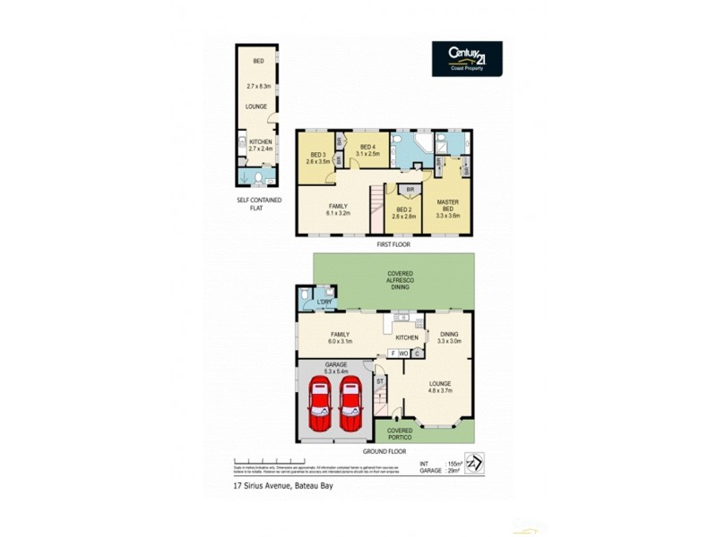 17 Sirius Avenue, Bateau Bay NSW 2261 Floorplan