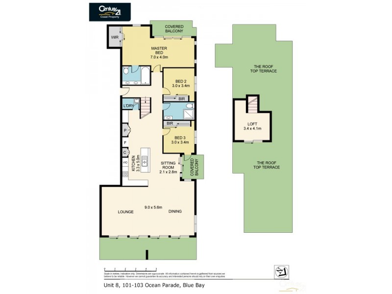 8/101 Ocean Parade, The Entrance NSW 2261 Floorplan