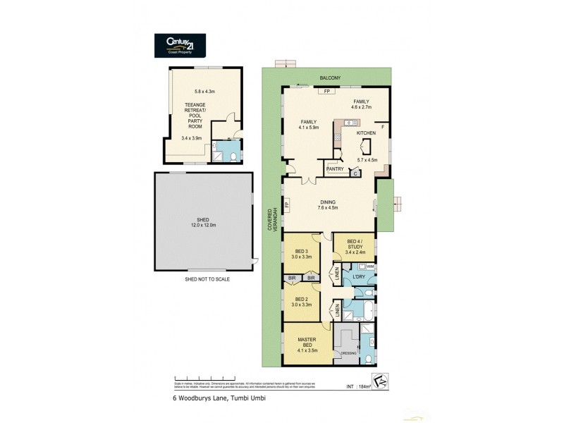 6 Woodbury Lane, Tumbi Umbi NSW 2261 Floorplan