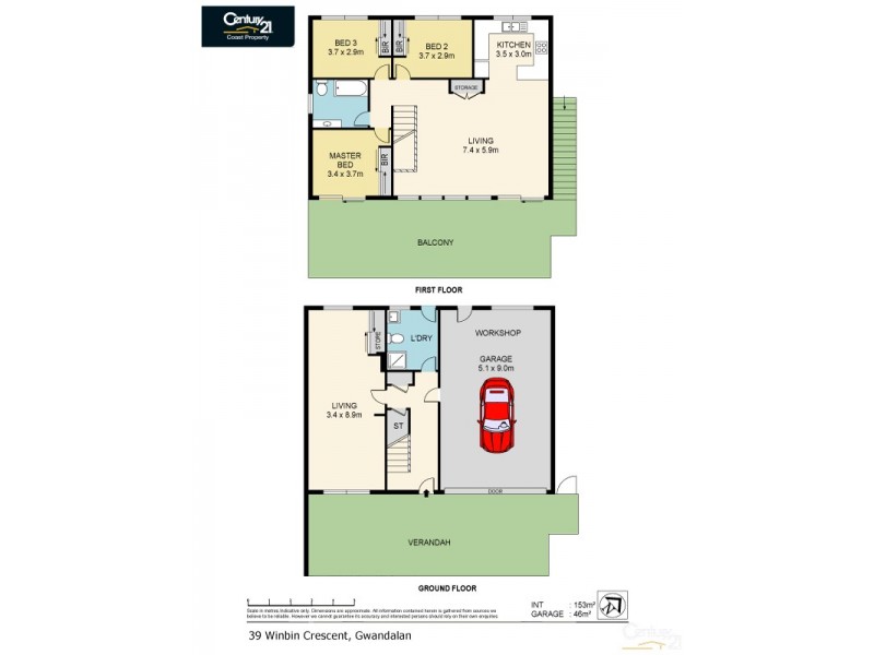 39 Winbin Crescent, Gwandalan NSW 2259 Floorplan