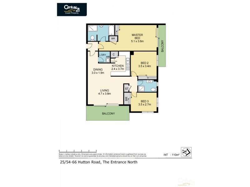 25/54 Hutton Road, The Entrance North NSW 2261 Floorplan