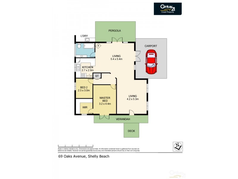 69 Oaks Avenue, Shelly Beach NSW 2261 Floorplan