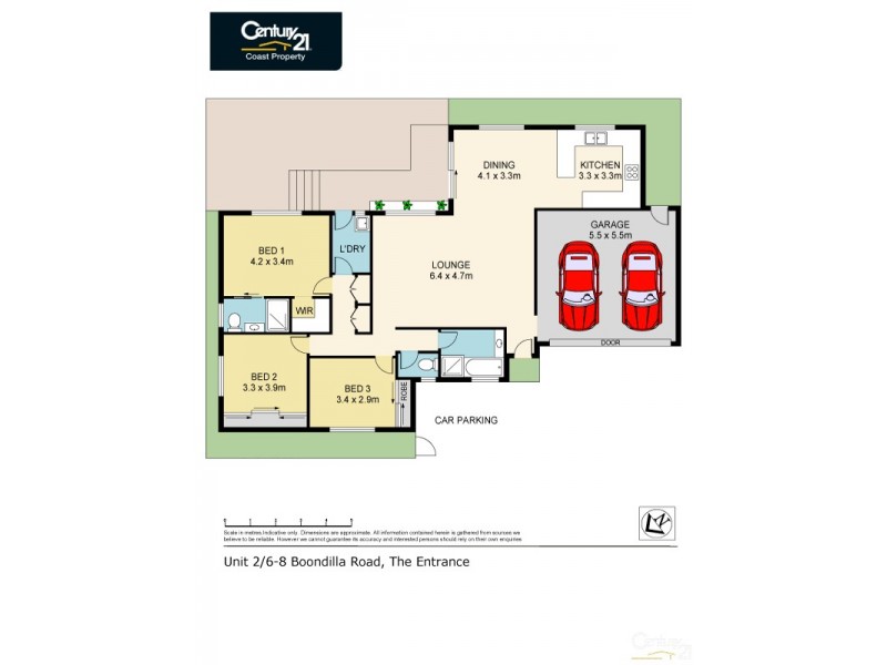 2/8 Boondilla Road, The Entrance NSW 2261 Floorplan