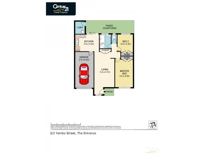 3/2 Yamba Street, The Entrance NSW 2261 Floorplan