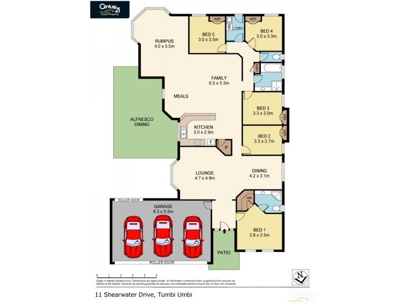 11 Shearwater Street, Tumbi Umbi NSW 2261 Floorplan