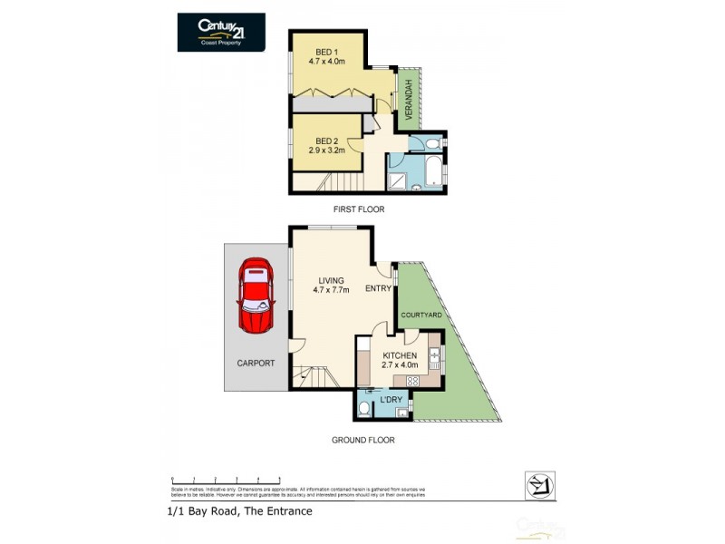 1/1 Bay Road, The Entrance NSW 2261 Floorplan