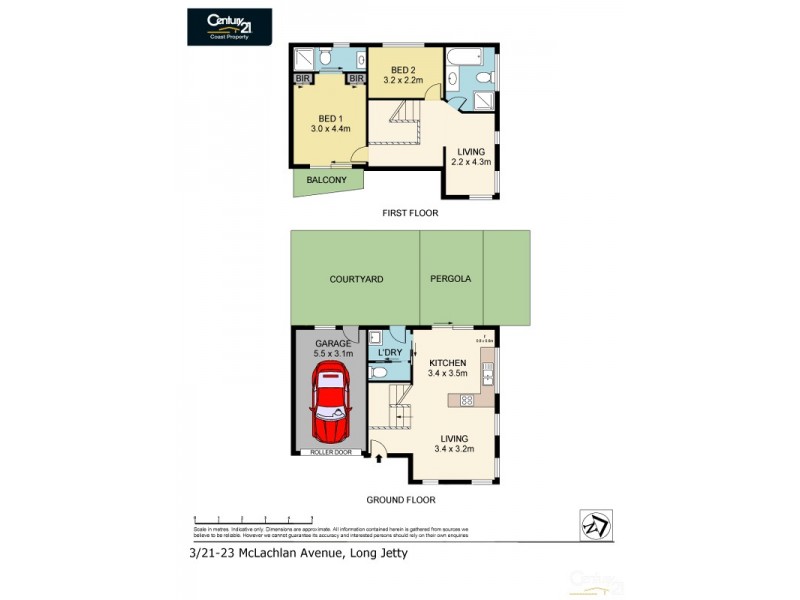 3/21-23 McLachlan Avenue, Long Jetty NSW 2261 Floorplan