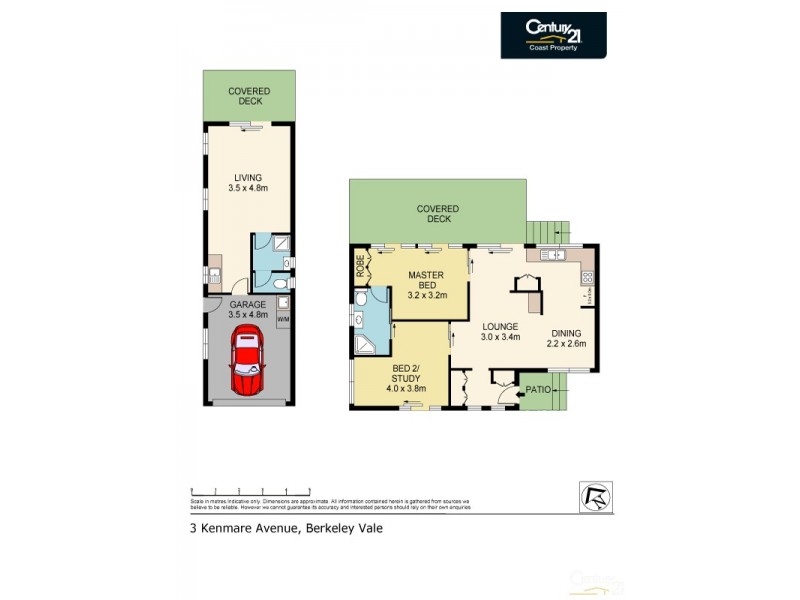 3 Kenmare Avenue, Berkeley Vale NSW 2261 Floorplan