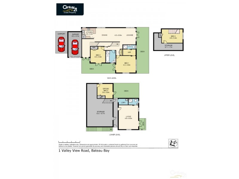 1 Valley View Road, Bateau Bay NSW 2261 Floorplan