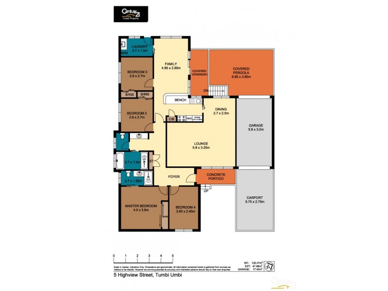 5 Highview Street, Tumbi Umbi NSW 2261 Floorplan