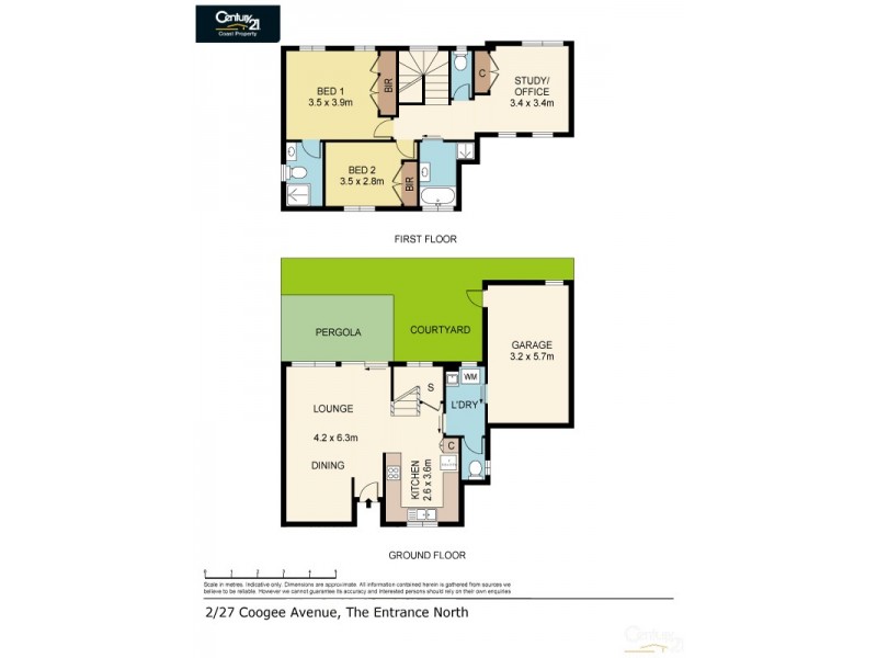 2/27 Coogee Avenue, The Entrance North NSW 2261 Floorplan