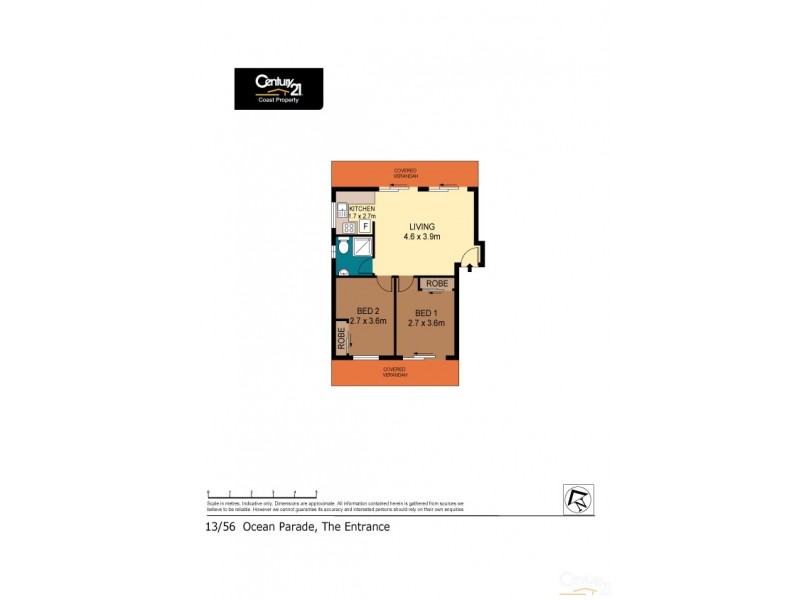 13/56 Ocean Parade, The Entrance NSW 2261 Floorplan