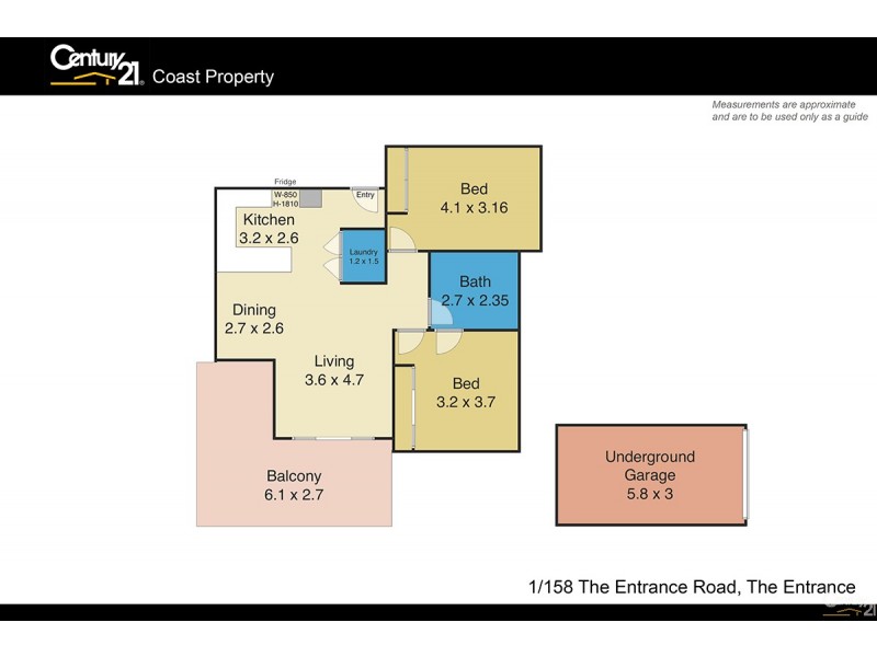 1/158 The Entrance Road, The Entrance NSW 2261 Floorplan