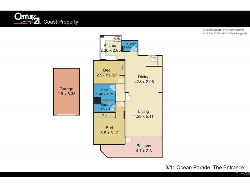 3/11-13 Ocean Parade, The Entrance NSW 2261 Floorplan