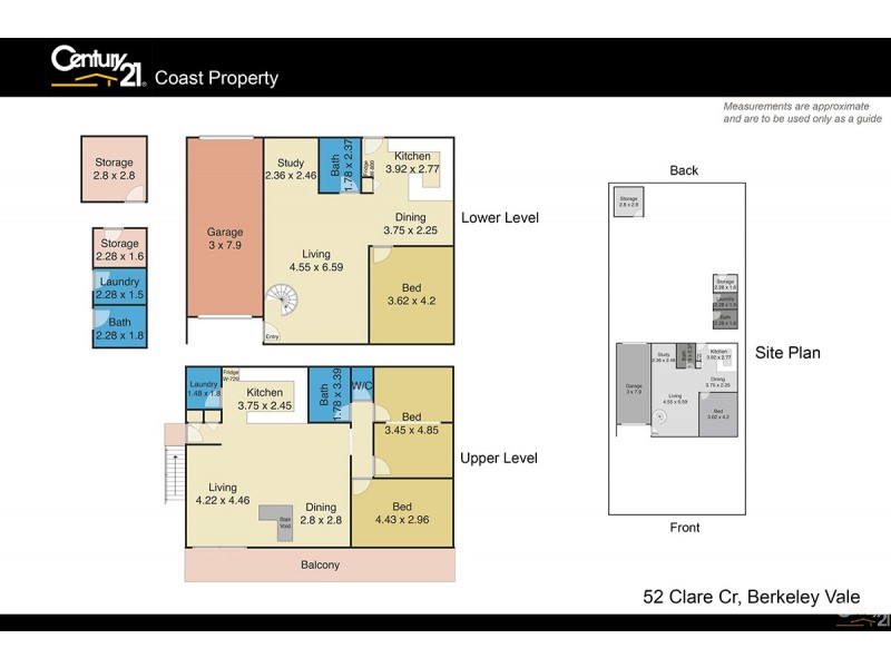 52 Clare Crescent, Berkeley Vale NSW 2261 Floorplan