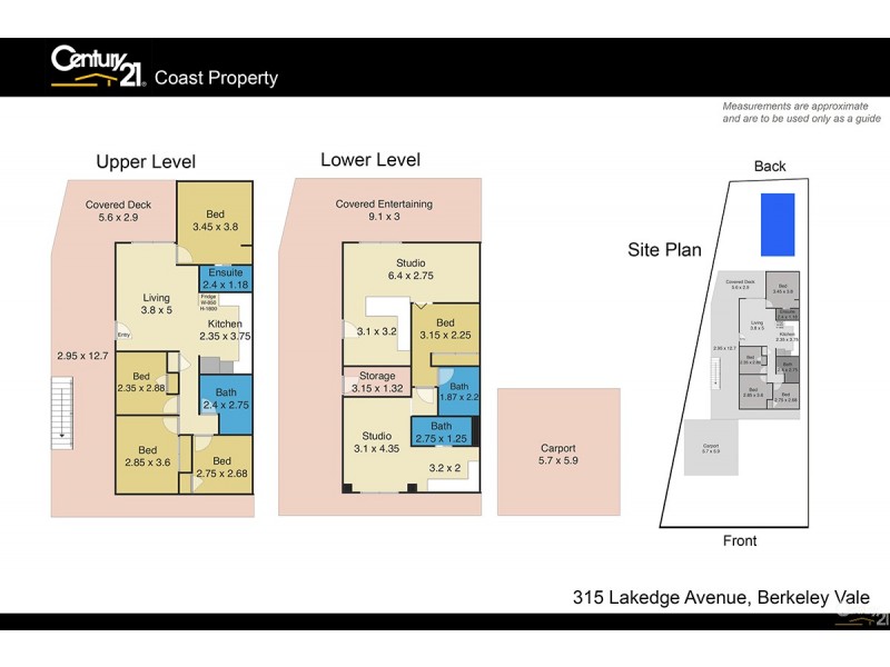 315 Lakedge Avenue, Berkeley Vale NSW 2261 Floorplan