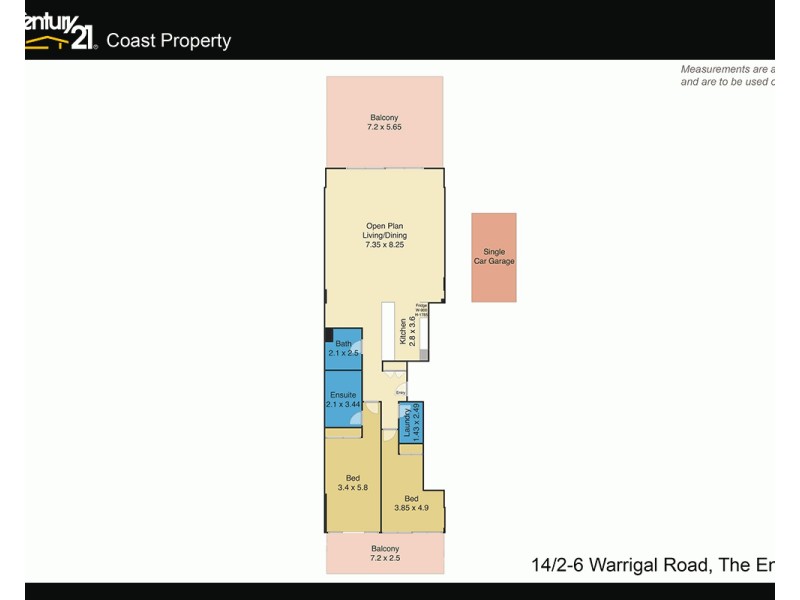 14/2-6 Warrigal Street, The Entrance NSW 2261 Floorplan