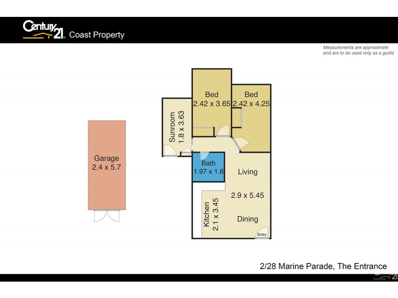 2/28 Marine Parade, The Entrance NSW 2261 Floorplan