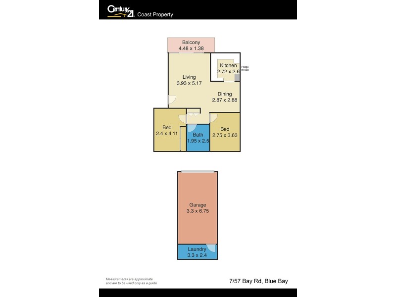 7/57 Bay Road, Blue Bay NSW 2261 Floorplan