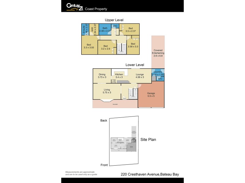 220 Cresthaven Avenue, Bateau Bay NSW 2261 Floorplan