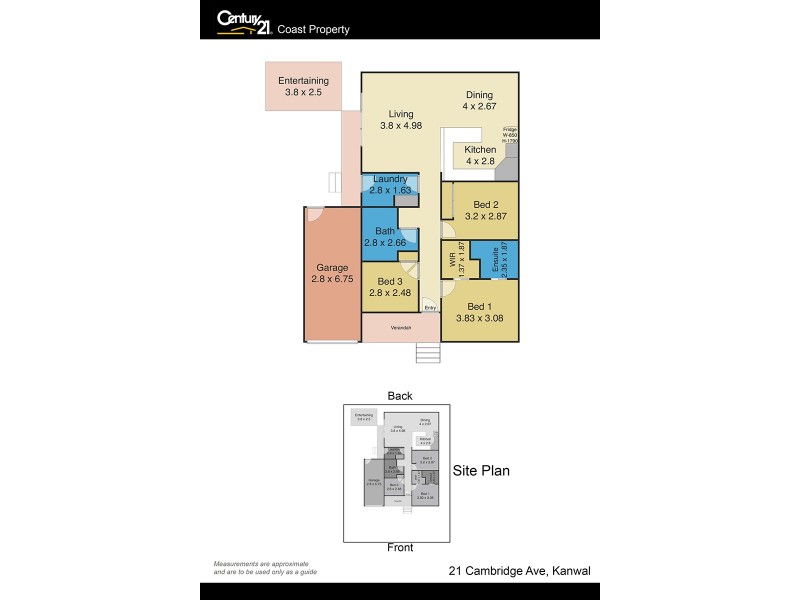 21 Cambridge Avenue, Kanwal NSW 2259 Floorplan
